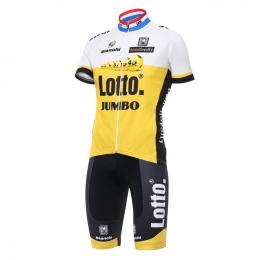 Set LOTTO NL-JUMBO 2016 (Radtrikot + Radhose), für Herren, Fahrradbekleidung