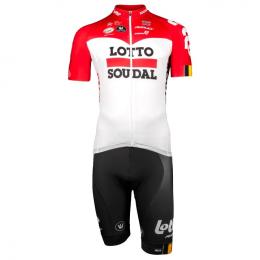 Set LOTTO SOUDAL Aero 2018 (Radtrikot + Radhose), für Herren, Fahrradbekleidung Angebot kostenlos vergleichen bei topsport24.com.