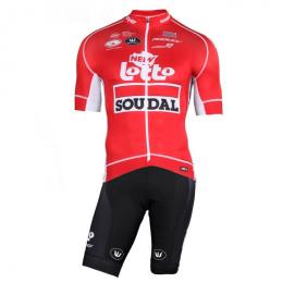 Set LOTTO SOUDAL Tour de France PRR 2018 (Radtrikot + Radhose), für Herren, Fahr