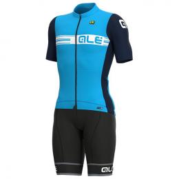 Set (Radtrikot + Radhose) ALÉ Logo Summer Set (2 Teile), für Herren