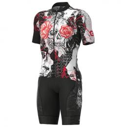 Set (Radtrikot + Radhose) ALÉ Skull, für Herren