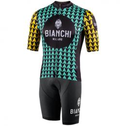 Set (Radtrikot + Radhose) BIANCHI MILANO Massari Set (2 Teile), für Herren