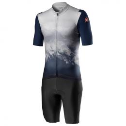Set (Radtrikot + Radhose) CASTELLI Polvere Set (2 Teile), für Herren