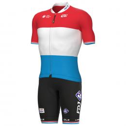 Set (Radtrikot + Radhose) GROUPAMA-FDJ Luxemburgischer Meister 2022 Set (2 Teile