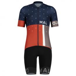 Set (Radtrikot + Radhose) MALOJA WalnussM. Set (2 Teile), für Herren