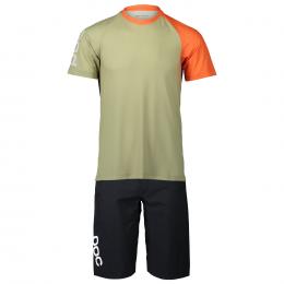 Set (Radtrikot + Radhose) POC Pure Set (2 Teile), für Herren