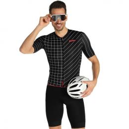 Set (Radtrikot + Radhose) SANTINI Eco Sleek Dinamo Set (2 Teile), für Herren