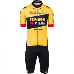 Set (Radtrikot + Radhose) TEAM JUMBO-VISMA 2022 Set (2 Teile), für Herren, Fahrr