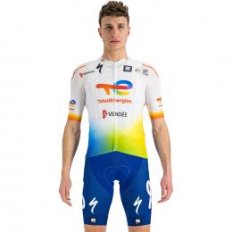 Set (Radtrikot + Radhose) TEAM TOTALENERGIES 2022 Set (2 Teile), für Herren, Fah