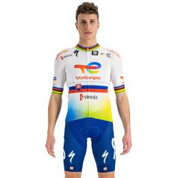 Set (Radtrikot + Radhose) TEAM TOTALENERGIES P. Sagan Ex-Weltmeister 2022, für H