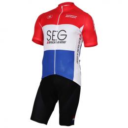 Set SEG RACING ACADEMY Niederländischer Meister 2017(Radtrikot + Radhose), für H
