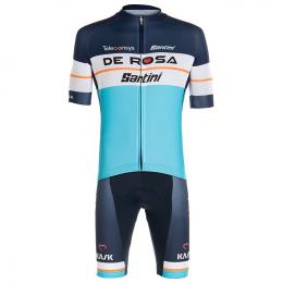 Set TEAM DE-ROSA SANTINI 2020 (Radtrikot + Radhose), für Herren, Fahrradbekleidu