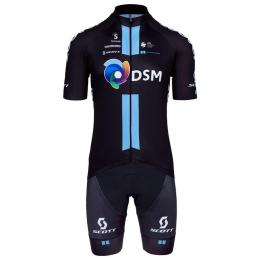 Set TEAM DSM 2021 (Radtrikot + Radhose), für Herren, Fahrradbekleidung