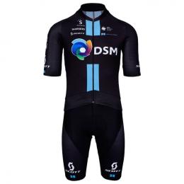 Set TEAM DSM Aero Pro Team 2021 (Radtrikot + Radhose), für Herren, Fahrradbeklei