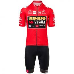 Set TEAM JUMBO-VISMA La Vuelta 2021 (Radtrikot + Radhose), für Herren, Fahrradbe
