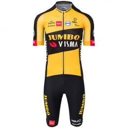 Set TEAM JUMBO-VISMA Premium Aero 2021 (Radtrikot + Radhose), für Herren, Fahrra