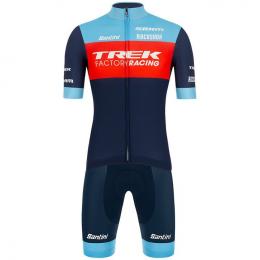 Set TREK FACTORY RACING XC 2022 (Radtrikot + Radhose), für Herren, Fahrradbeklei