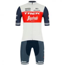 Set TREK-SEGAFREDO 2021 (Radtrikot + Radhose), für Herren, Fahrradbekleidung