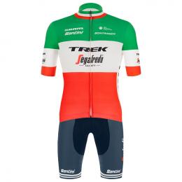 Set TREK-SEGAFREDO Italienischer Meister 2021(Radtrikot + Radhose), für Herren,