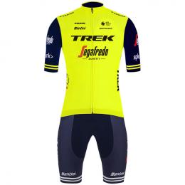 Set TREK-SEGAFREDO Training 2020 (Radtrikot + Radhose), für Herren, Fahrradbekle
