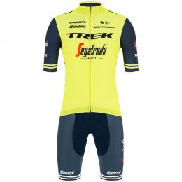 Set TREK-SEGAFREDO Training 2021 (Radtrikot + Radhose), für Herren, Fahrradbekle