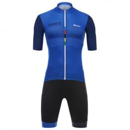 Set UCI GRANDI CAMPIONI Lugano 1953 (Radtrikot + Radhose), für Herren, Fahrradbe