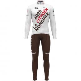 Set (Winterjacke + lange Radhose) AG2R Citroën Team 2022 Set (2 Teile), für Herr