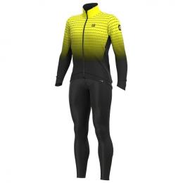 Set (Winterjacke + lange Radhose) ALÉ DWR Stretch Dots Set (2 Teile), für Herren