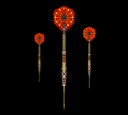 Shot Goths Alaric Turbo Point Steeldarts - 23g