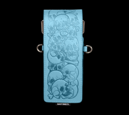 Shot Inked Skulls Blue Dartwallet