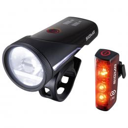 SIGMA Beleuchtungsset Aura 100 /Blaze Link, Fahrradlicht, Fahrradzubehör