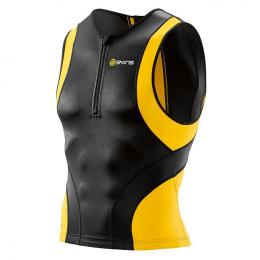 SKINS Tri Top Tri400, für Herren, Größe M, Triathlon Shirt, Triathlon Kleidung