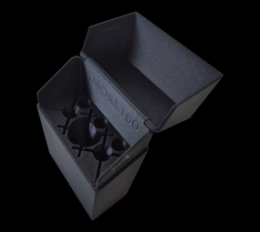 Smoke 180 Dartcase mit eigenem Design - Schwarz