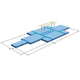 Spieth Fallschutz-Mattensatz für Turnbarren 