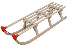 Spolnota Yaro Holzschlitten Davoser Form (110 cm, Buche)