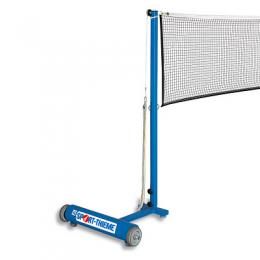 Sport-Thieme Badmintonpfosten mit Zusatzgewichten, Gurtspannsystem