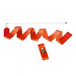 Sport-Thieme Gymnastikband mit Stab, 2 m, Orange