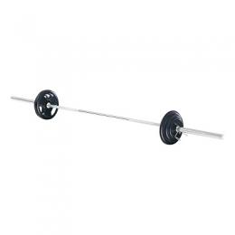 Sport-Thieme Langhantel-Set 60 kg oder 85 kg, Gummiert, 60 kg