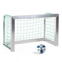 Sport-Thieme Mini-Fußballtor vollverschweißt, Inkl. Netz, blau (MW 10 cm), 2,40x1,60 m, Tortiefe 1,00 m