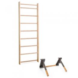 Sport-Thieme Sprossenwand mit Klimmzug-Dip-Stange, Sprossenwand 230x80 cm