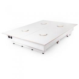 Sport-Thieme Unterbau für Musikwasserbett, 100x220x40 cm, Mit 2 Pulsgebern