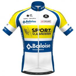 SPORT VLAANDEREN-BALOISE 2021 Kurzarmtrikot, für Herren, Größe S, Radtrikot, Fah