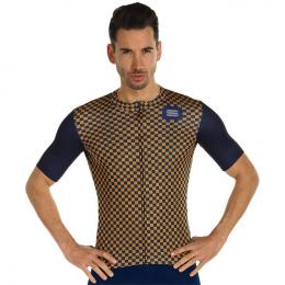 SPORTFUL Checkmate Kurzarmtrikot, für Herren, Größe 2XL, Fahrradtrikot, Radbekle