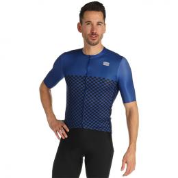 SPORTFUL Checkmate Kurzarmtrikot, für Herren, Größe M, Radtrikot, Fahrradbekleid
