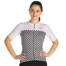 SPORTFUL Damentrikot Checkmate, Größe XL, Rennradtrikot, Fahrradkleidung