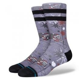 Stance SHREDDING SANTA Crew-Socken Unisex | BLACK L