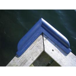 Stegfender für Ecken 250x250mm blau