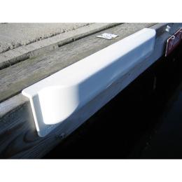 Stegfender für Kanten 500 mm weiss