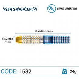 Steve Beaton Legacy Edition Steeldarts 90% 24g