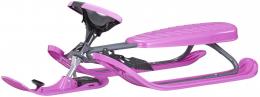 Stiga Lenkschlitten Snow Racer Curve (graphite pink)